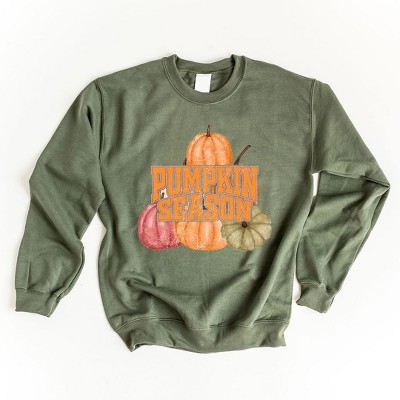 Simply Sage Market Women's Graphic Sweatshirt Pumpkin Season Distressed