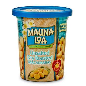 Mauna Loa Unsalted Dry Roasted Macadamias - 4oz