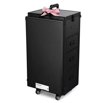 FlexiMod Black Mobile Makeup and Manicure Workstation