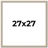 PosterPalooza | 27x27 Thin Barnwood Picture Frame, UV Acrylic, 2 Finishes - Grey and Black - 2 of 4