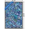 Trends International Big Blue Doodle Framed Wall Poster Prints - 3 of 4