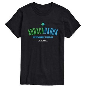 Men's The Black Phone Abracadabra Logo Short Sleeve Graphic T-Shirt - Black - LG Big and Tall - 1 of 4