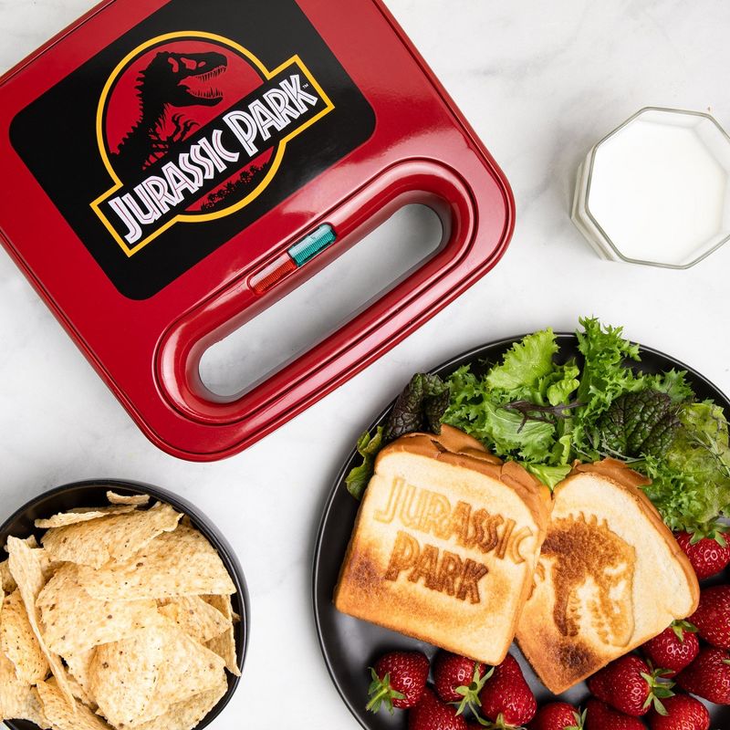 Uncanny Brands Jurassic Park Grilled Cheese Maker, 1 of 10