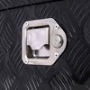 30 Inch Aluminum Truck Bed Toolbox Waterproof Storage Pick Up Truck Bed RV Trailer Toolbox With Side Handle Lock Keys - 2 of 4