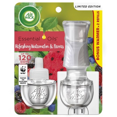 Photo 1 of Air Wick Scented Oil 1+2 - Watermelon and Berries Kit - 1.34oz/3ct