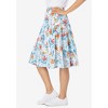 Woman Within Elastic-Waist Knit Tiered Skirt - 4 of 4
