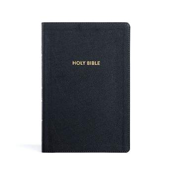 Kjv Rainbow Study Bible, Black Leathertouch - By Holman Bible