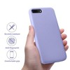 BONGEEK Premium Soft Silicone Rubber Full-Body Protective Bumper Case Compatible with iPhone 7/8 Plus (Light Purple) - 4 of 4