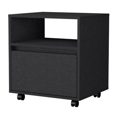 NicBex 1 Drawers Dresser for Bedroom with 1 Open Shelf,Chest of Drawers with Handle Free Design and casters,Storage Dressers for Bedroom