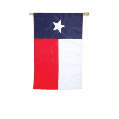 Evergreen Flag  Texas State Flag House Applique Flag