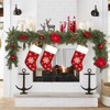 6 ft Pre-Lit Garland with 20 LED Lights Pine Cones Ballfor Fireplace Stair Door - 2 of 4