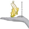 Old World Christmas Glass Blown Ornament, Peeled Banana - 3 of 3