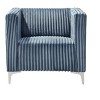 Home Design Gavin Velvet Square Arm Chair - 4 of 4