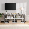 VYNXARIA 70.87-Inch Lime White 3-Tier Console Tables for Entryway and Living Room - 3 of 4