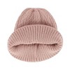 CTM Women's Solid Braided Knit Winter Beanie Hat - 2 of 4