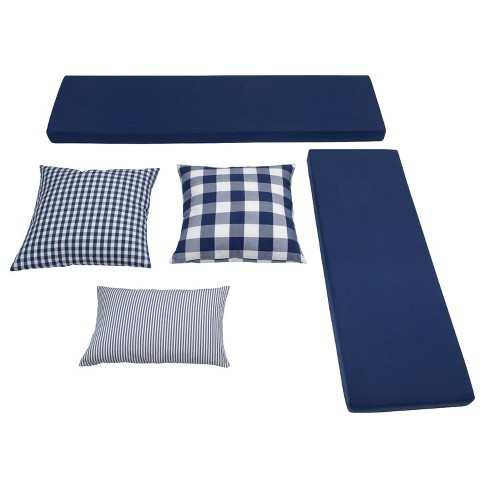 Memory Foam Lumbar Cushion Navy