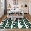 Christmas Area Rugs, Christmas Rugs with Xmas Tree Reindeer Snowflake for Holiday Decor,Low Pile Washable Rug for Dining Room, Bedroom - 2 of 4