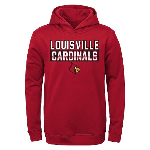 Ncaa Louisville Cardinals Toddler Boys' Poly Hooded Sweatshirt