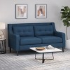 NicBex 65 Inch Loveseat Sofa with Tufted Button Back Cushions Mid-Century Comfy 2 Seater Couch Sofa for Living Room,Apartment - 2 of 4
