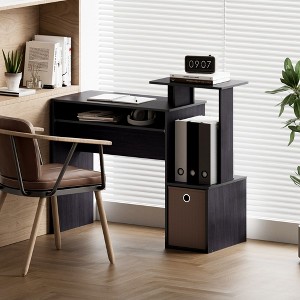 HOMLUX Computer Desk Laptop Table Writing Study Desk Home Office with Keyboard Tray & Open Shelf - 1 of 4