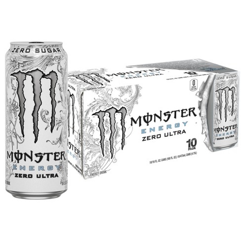 Monster Zero Ultra Energy Drink 10pk 16 Fl Oz Cans Target