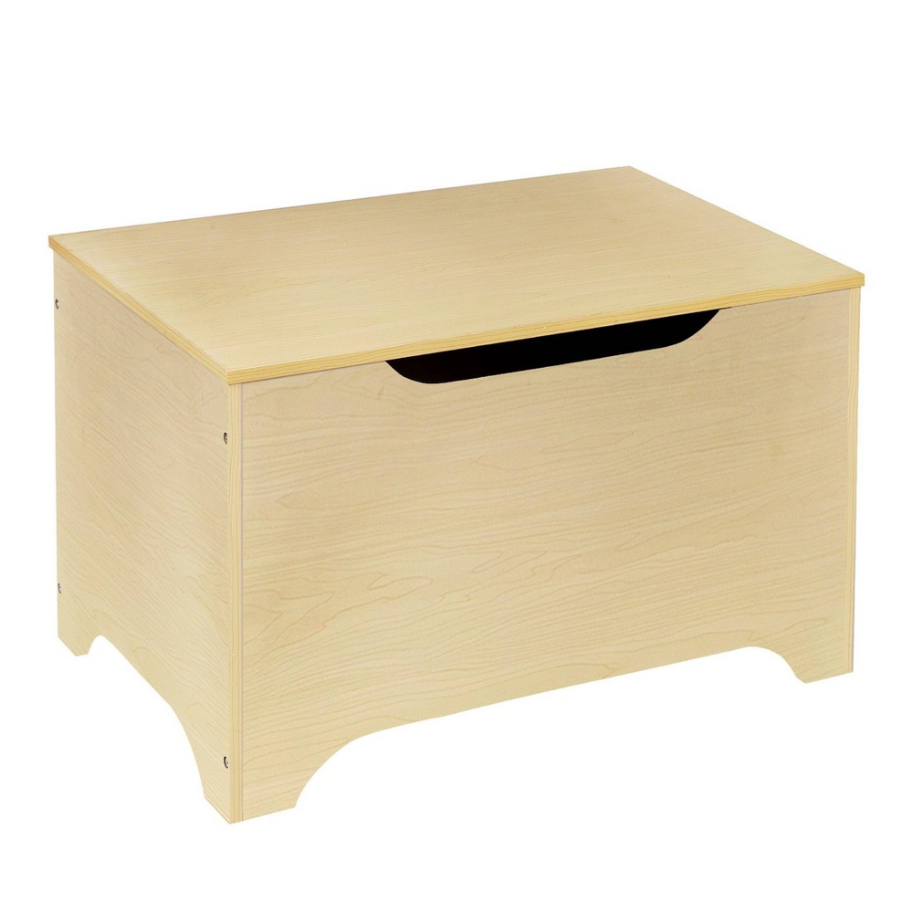 Photos - Dresser / Chests of Drawers Modern Kids' Toy Box Natural - WildKin