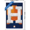 Trends International MLB Houston Astros - Logo 25 Framed Wall Poster Prints - 3 of 4