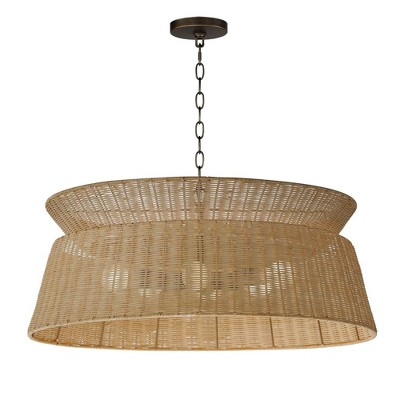 Maxim Lighting Tahiti 6 - Light Chandelier in  Dark Bronze