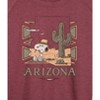 Women's - Peanuts - Spike Arizona Lightweight French Terry Wide Neck Long Sleeve Shirt - 2 of 4