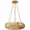 Crystorama Lighting Broche 6 - Light Chandelier in  Antique Gold - 2 of 4