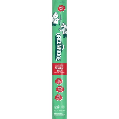 Greenridge Original Beef Meat Sticks Multipack - 9g Protein - 8oz