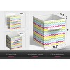 Sorbus 11 Inch Foldable Fabric Storage Cube Bin with Handles - for Organizing Pantry, Closet, Nursery, Playroom, and More - 3 of 4