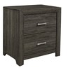 NicBex Nightstand with Drawers,Side Table with Wood Frame and Pulls,Modern Bedside Table for Bedroom,Living Room - 3 of 4
