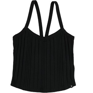 Hurley Womens Active Tank Top, Black, Small - 1 of 4
