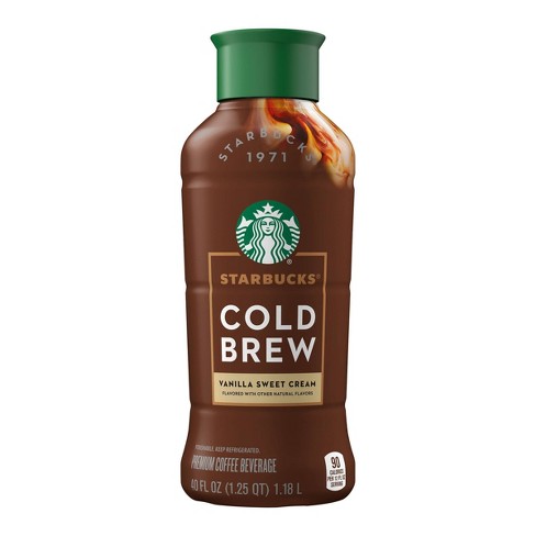Starbucks Discoveries Vanilla Sweet Cream Cold Brew Coffee 40 Fl Oz Target