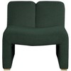 Meridian Furniture,Alta Green Boucle Fabric Accent Chair - 3 of 4