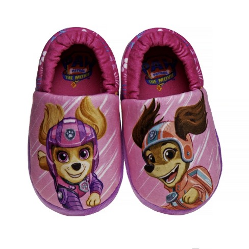 Nickelodeon Paw Patrol Slippers For Toddler Girls Pink purple