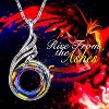 Rise From Ashes Phoenix Pendant Austrian Crystal Necklace Luck Gift Women - 4 of 4