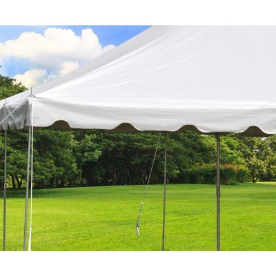 White 20' x 40' Waterproof PVC Vinyl Outdoor Event Tent