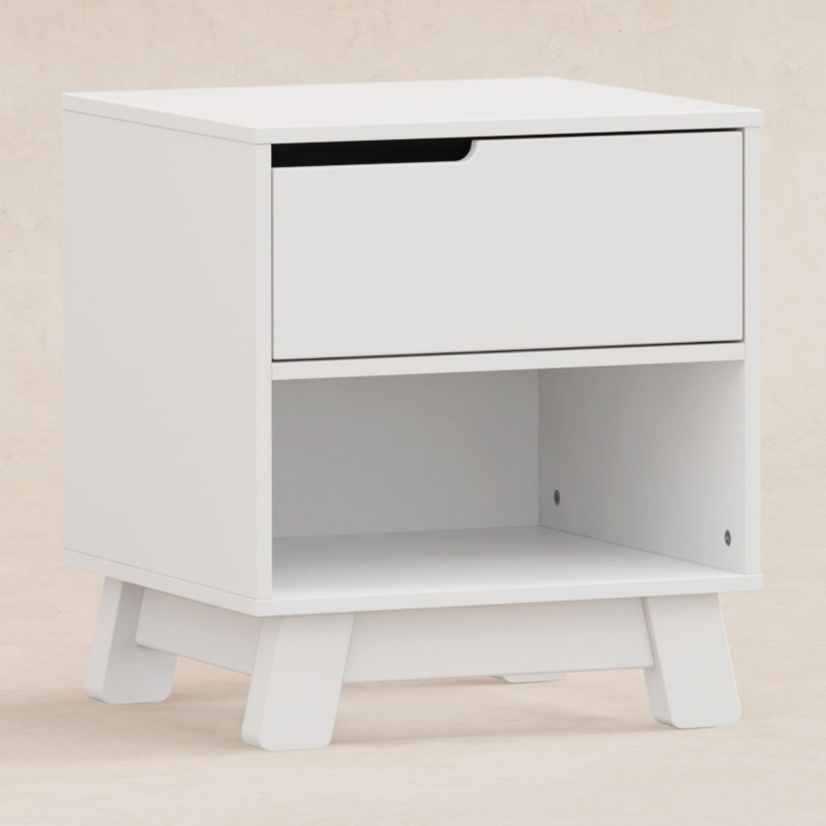 Babyletto Hudson Nightstand with USB Port - White - thumbnail 2