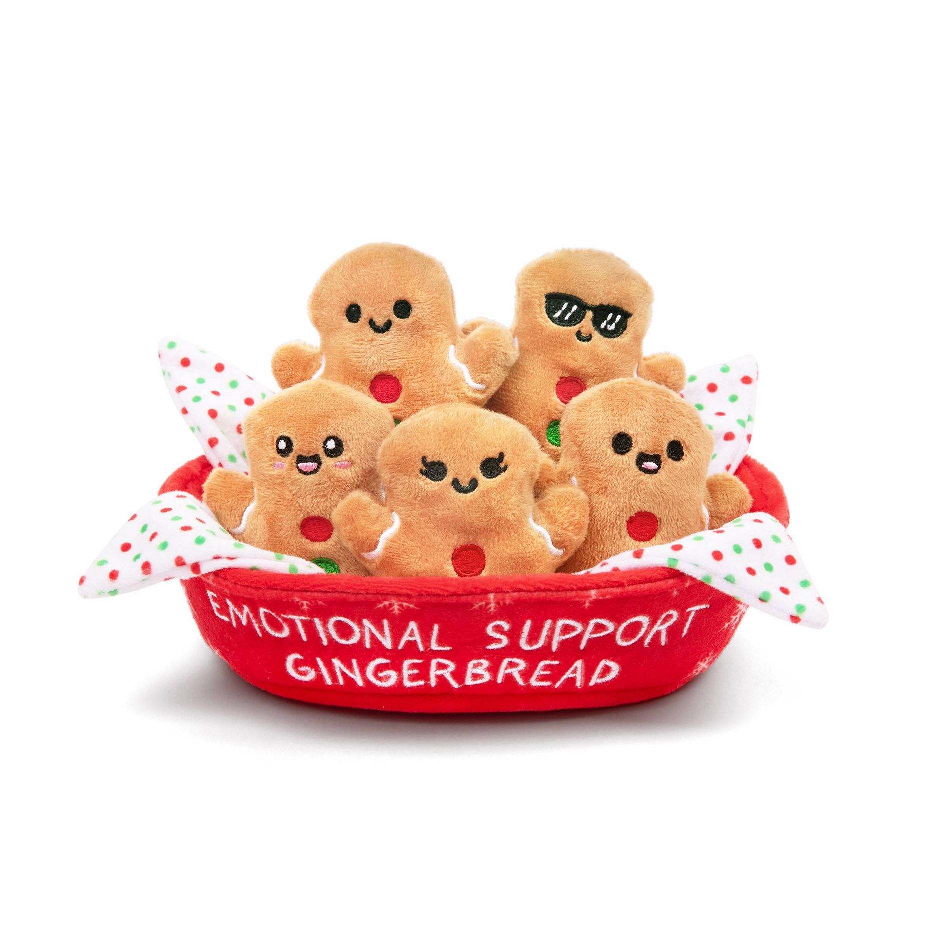 What Do You Meme? Emotional Support Gingerbreads Stuffed Animal