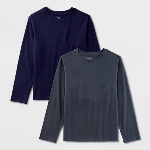 Boys' 2pk Long Sleeve T-Shirt - Cat & Jack™ - 1 of 3