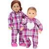 Sophia’s Flannel Pajama & Slippers Set for 18'' Dolls - 4 of 4