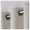 Set of 2 Sateen Twill Weave Insulated Blackout Grommet Top Window Curtain Panels - Exclusive Home - 4 of 4