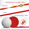 PartyWoo Crepe Paper Streamers Red Pearl 6 Rolls 492 ft 1.8 Inch x 82 Ft Roll - 3 of 4