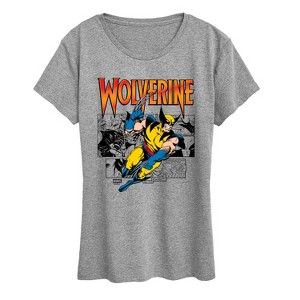 Women's - Marvel - Wolverine Comic Short Sleeve Graphic T-Shirt - 1 of 4