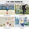 VEVOR Ninja Warrior Obstacle Course for Kids, 2 x 56 ft Weatherproof Slacklines, 500lbs Weight Capacity Monkey Line, Outdoor Playset Equipment - 3 of 4