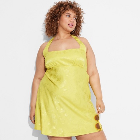 Wild fable yellow dress top