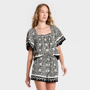 Blusa de Manga Corta para Mujer - Universal Thread™