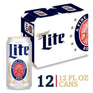 Miller Lite Beer - 12pk/12 fl oz Cans - 1 of 4